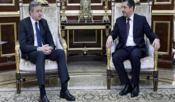 Mesrûr Barzanî pêşwazî li balyozê Sirbîstanê yê Iraqê kir