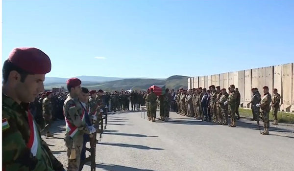 Termê pêşmergeyê şehîd ji bo Kurdistana Rojava hate veguhaztin